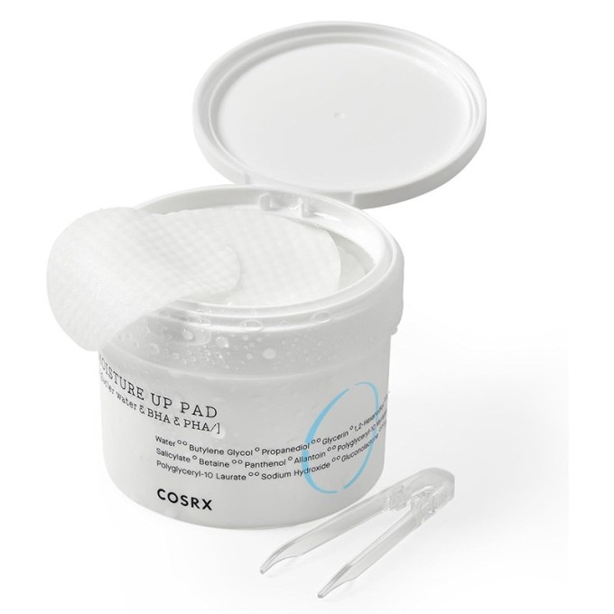 COSRX Moisture Up Pad - drėkinamosios ir šveičiamosios pagalvėlės, 70 vnt.