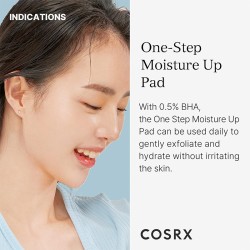 COSRX Moisture Up Pad - drėkinamosios ir šveičiamosios pagalvėlės, 70 vnt.