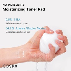 COSRX Moisture Up Pad - drėkinamosios ir šveičiamosios pagalvėlės, 70 vnt.