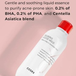 COSRX AC Collection 2.0 Calming Liquid Mild - raminantis losjonas, 125 ml