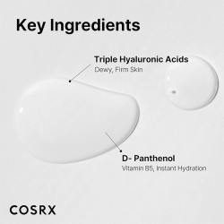 COSRX Hydrium Triple Hyaluronic Moisture Ampoule - giliai drėkinantis odos serumas, 40 ml