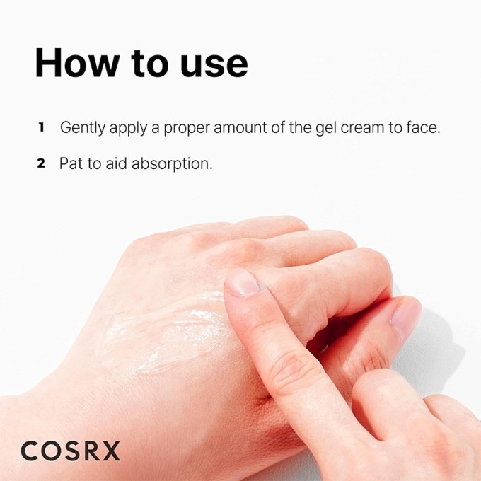 COSRX Hydrium Green Tea Aqua Soothing Gel Cream - raminamasis gelinis kremas, 50 ml