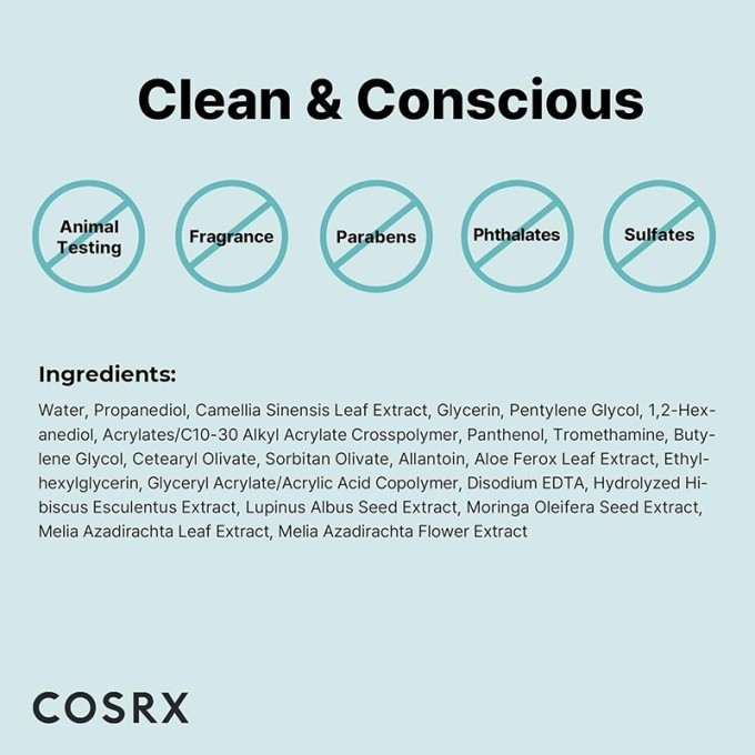 COSRX Hydrium Green Tea Aqua Soothing Gel Cream - raminamasis gelinis kremas, 50 ml