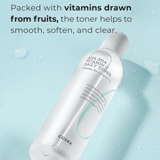 COSRX AHA BHA Vitamin C Daily Toner - kasdienis tonikas su AHA ir BHA rūgštimis bei vitaminu C, 150 2