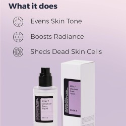COSRX AHA 7 Whitehead Power Liquid - šveičiamasis tonikas veidui ir kūnui, 100 ml