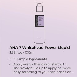 COSRX AHA 7 Whitehead Power Liquid - šveičiamasis tonikas veidui ir kūnui, 100 ml