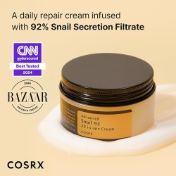 COSRX Advanced Snail 92 All in One Cream - lengvas drėkinamasis kremas, 100 g