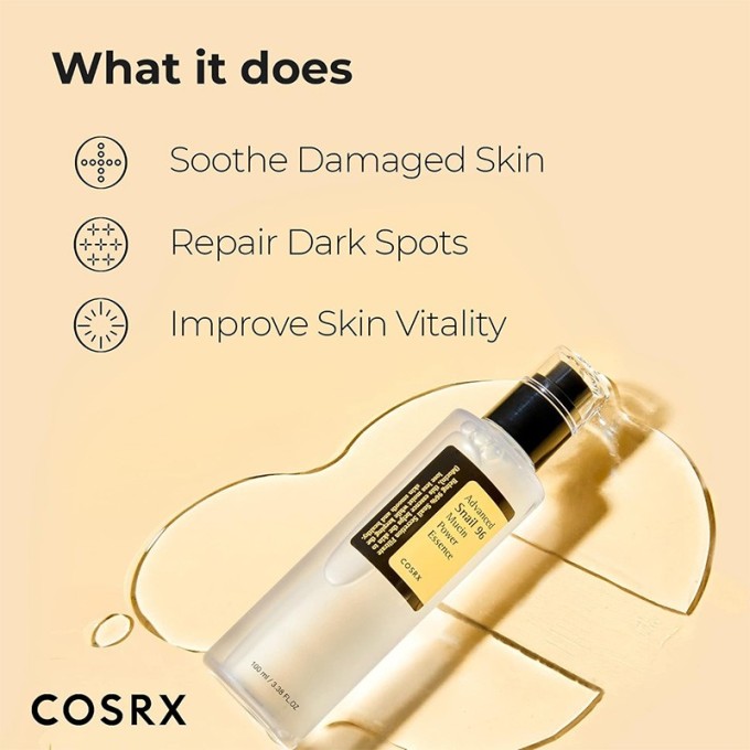 COSRX Advanced Snail 96 Mucin Power Essence - drėkinamasis veido serumas, 100 ml