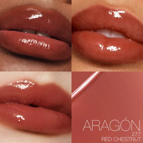 NARS Afterglow Lip Shine - lūpų blizgis, 5,5 ml - Aragon