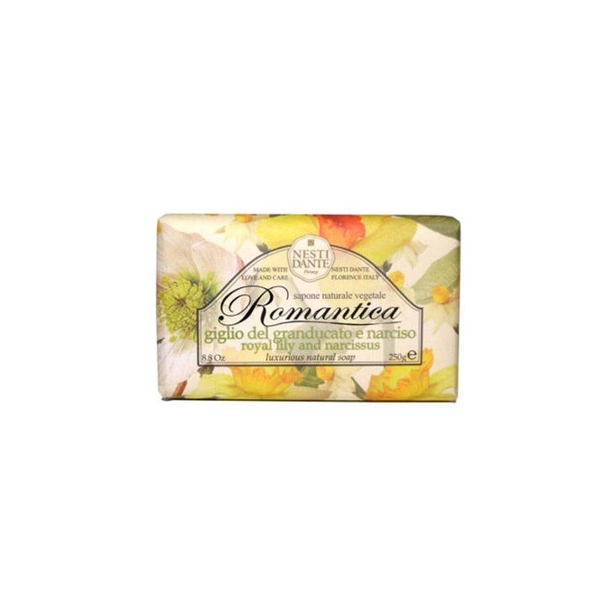 Nesti Dante Romantica Natural Soap Lily & Narcissus - natūralus muilas, 250 ml