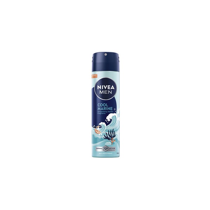 Nivea Man Cool Marine Anti-Perspirant - purškiamas antiperspirantas, 150 ml