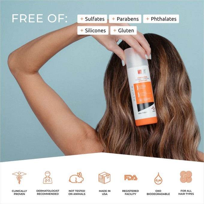 DS Laboratories Revita High-Performance Hair Stimulating Shampoo - šampūnas nuo plaukų slinkimo