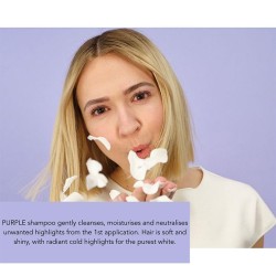 Phyto Professional Purple No Yellow Shampoo - violetinis šampūnas, neutralizuojantis geltonus