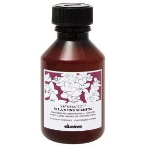 Davines Natural Tech Replumping Shampoo - plaukus storinantis šampūnas, 100 ml
