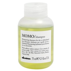 Davines Essential Haircare Momo Shampoo - šampūnas sausiems ir pažeistiems plaukams, 75 ml