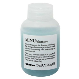 Davines Essential Haircare Minu Shampoo - šampūnas dažytiems plaukams, 75 ml