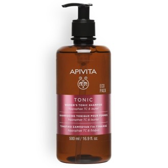 Apivita Women's Tonic Shampoo - šampūnas nuo plaukų slinkimo moterims, 500 ml