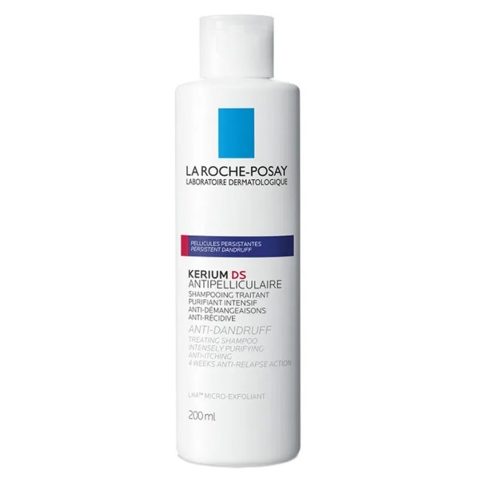 La Roche-Posay Kerium DS Shampoo - intensyvus šampūnas nuo pleiskanų, 200 ml