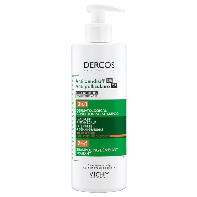 Vichy Dercos Anti-Dandruff 2in1 Dermatological Conditioning Shampoo - šampūnas ir kondicionierius