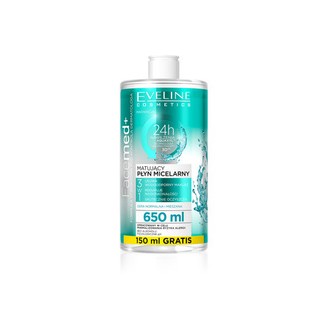 Eveline Cosmetics FaceMed+ Mattifying Micellar Water - makiažo šalinimo micelinis vanduo