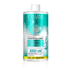 Eveline Cosmetics FaceMed+ Mattifying Micellar Water - makiažo šalinimo micelinis vanduo