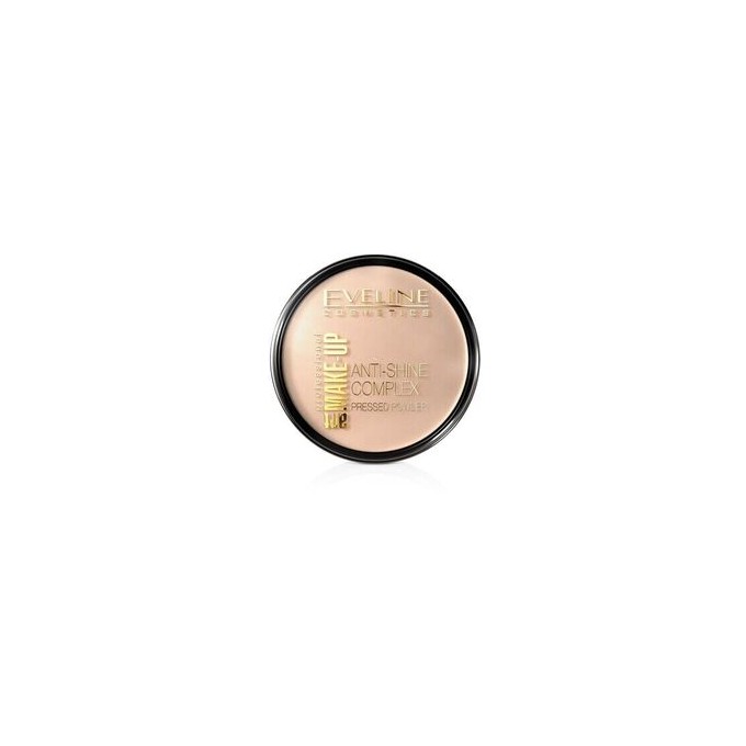 Eveline Cosmetics Make-Up Art Anti-Shine Complex Pressed Powder - pudra, 14 g 33 Golden San