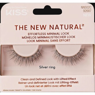 Kiss My Face The New Natural Lashes 02 Silver Ring - dirbtinės blakstienos
