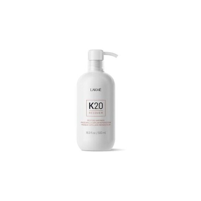Lakmé K2.0 Recover Restore Hair Mask - stiprinanti kaukė sausiems ir pažeistiems plaukams, 500 ml