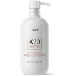 Lakmé K2.0 Recover Restore Hair Mask - stiprinanti kaukė sausiems ir pažeistiems plaukams, 500 ml