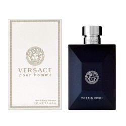 Versace Pour Homme Hair and Body Shampoo - šampūnas/dušo želė vyrams, 250 ml