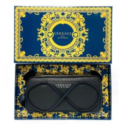 Versace Eros dovanų rinkinys vyrams - EDT 100 ml, mini EDT 10 ml ir kosmetinė