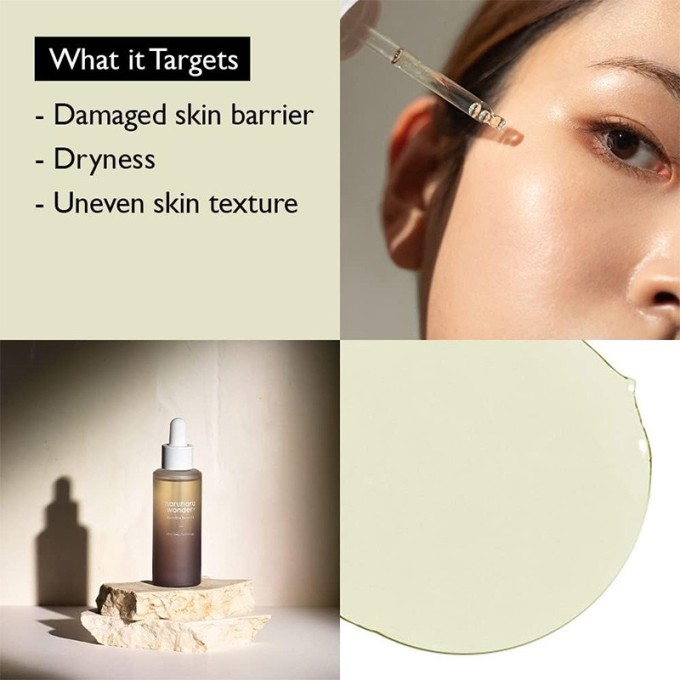 Haruharu Wonder Black Rice Facial Oil - drėkinamasis veido aliejus, 30 ml