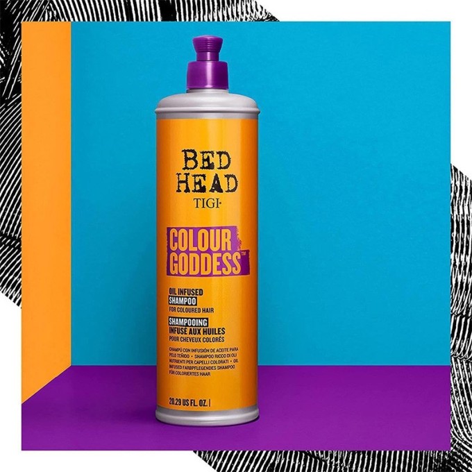 Tigi Bed Head Colour Goddess Oil Infused Shampoo - šampūnas dažytiems plaukams, 400 ml