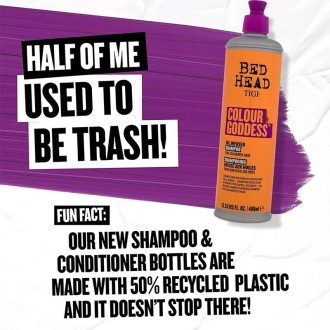 Tigi Bed Head Colour Goddess Oil Infused Shampoo - šampūnas dažytiems plaukams, 400 ml 2