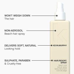 Kevin Murphy Hair.Resort.Spray Beach Look Hair Spray - lengvos konsistencijos plaukų lakas, 150 ml