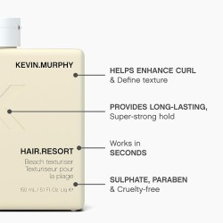Kevin Murphy Hair Resort Beach Texturiser - plaukų formavimo priemonė, 150 ml