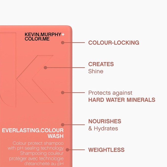 Kevin Murphy Everlasting Colour Wash Colour Protect Shampoo - spalvą apsaugantis šampūnas dažytiems