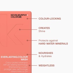 Kevin Murphy Everlasting Colour Wash Colour Protect Shampoo - spalvą apsaugantis šampūnas dažytiems