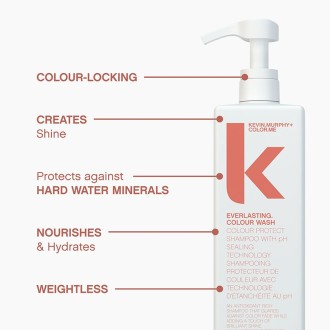 Kevin Murphy Everlasting Colour Wash Colour Protect Shampoo - spalvą apsaugantis šampūnas dažytiems 2