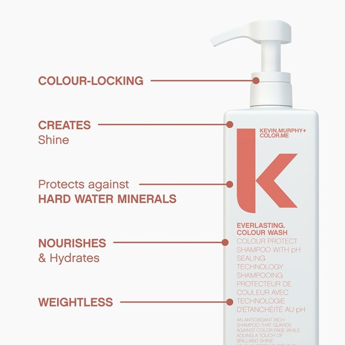Kevin Murphy Everlasting Colour Wash Colour Protect Shampoo - spalvą apsaugantis šampūnas dažytiems