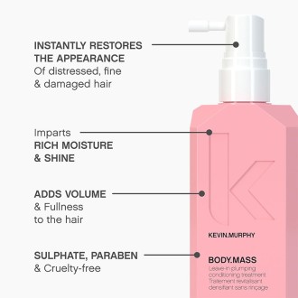Kevin Murphy Body.Mass Leave-in Plumping - apimties suteikianti plaukų priežiūros priemonė, 100 ml 2