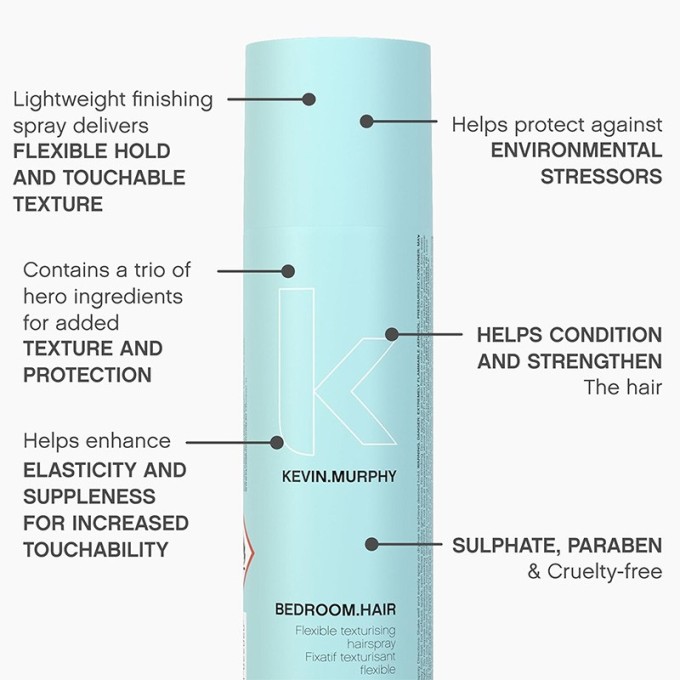 Kevin Murphy Bedroom Hair Flexible Texturing Hairspray - itin lengvas tekstūruojantis plaukų lakas