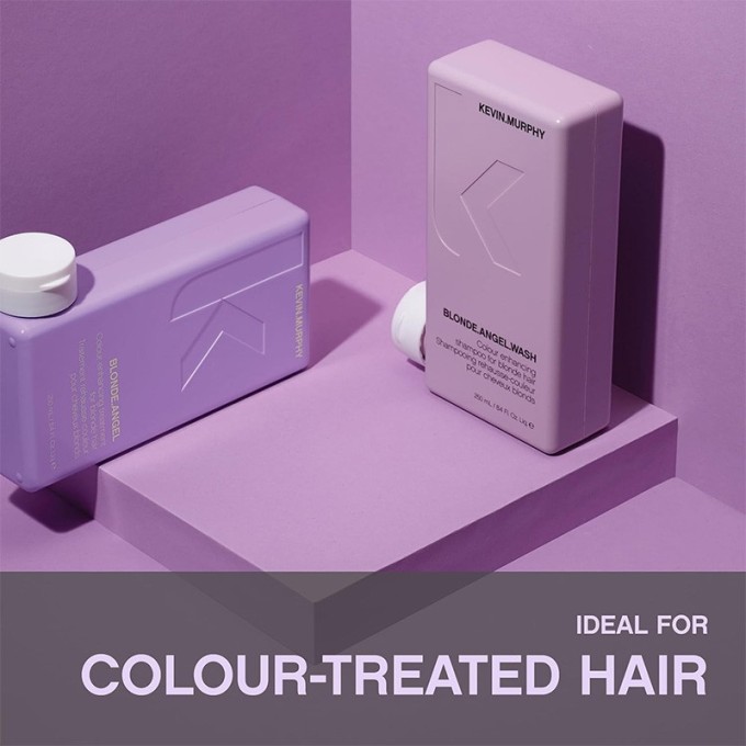 Kevin Murphy Blonde Angel Wash Color Enhancing Shampoo - violetinis šampūnas šviesiems ir žiliems