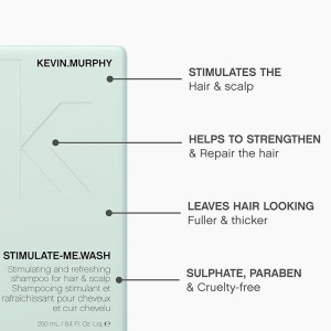 Kevin Murphy Men Stimulate-Me.Wash Shampoo - valomasis šampūnas, 250 ml 2