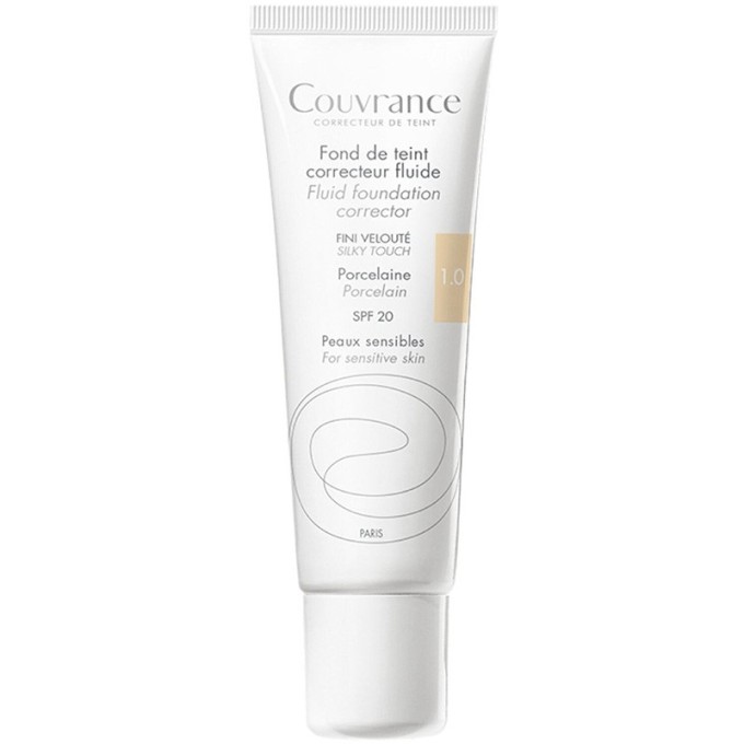 Avene Couvrance SPF 20 Fluid Foundation Corrector - maskuojantis makiažo pagrindas, 30 ml - 1.0