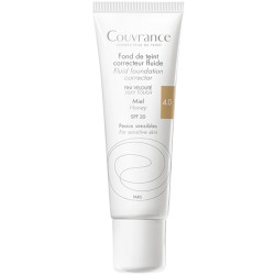 Avene Couvrance SPF 20 Fluid Foundation Corrector - maskuojantis makiažo pagrindas, 30 ml - 4.0 Miel