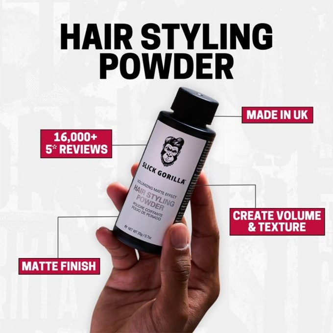 Slick Gorilla Hair Styling Powder - plaukų formavimo pudra, 20 g