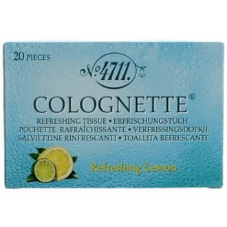 4711 Refreshing Lemon Tissues Šluostės Drėgnos servetėlės 10 vnt