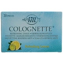 4711 Refreshing Lemon Tissues Šluostės Drėgnos servetėlės 20 vnt