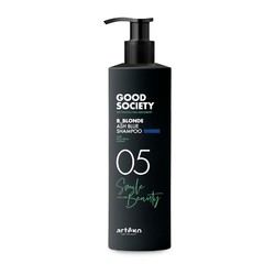 Artego Good Society 05 B_Blonde Ash Blue Shampoo - šampūnas oranžiniams geltoniems tonams